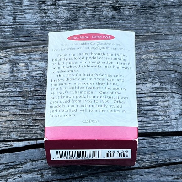 HALLMARK MURRAY CHAMPION #1 KIDDIE CAR CLASSICS SERIES 1994 CHRISTMAS ORNAMENTS - Picture 3 of 11